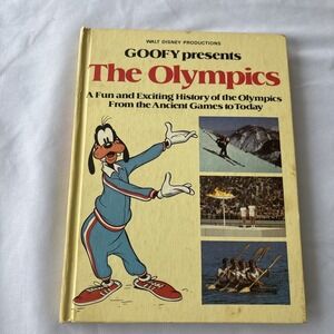 WALT DISNEY GOOFY PRESENTS THE OLYMPICS 1979 BOOK‎ CLUB EDITION